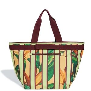 Farm Rio x Adidas NWT Large Tote Bag Travel Beach Zippered Bag